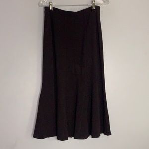 Eileen fisher wool blend brown midi skirt Petite medium women’s classic
